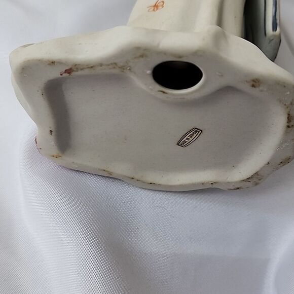 Vintage Ardco Bisque Porcelain Geisha With Fan - Picture 7 of 10